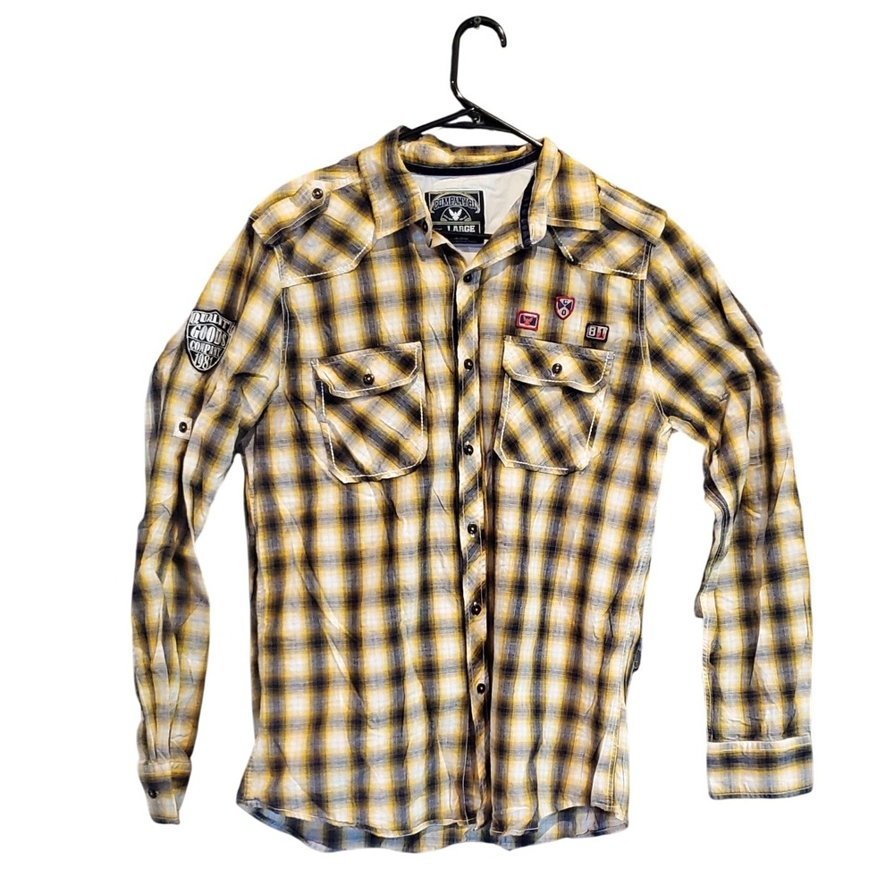 Company 81 Men Shirt Size LARGE Long Sleeve